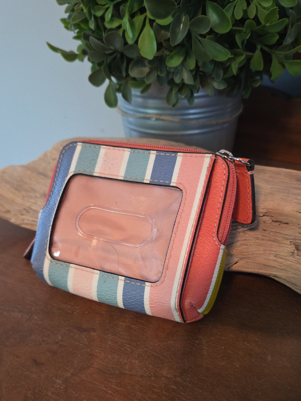Coach PEYTON Multi Stripe Wallet - Picture 3 of 7